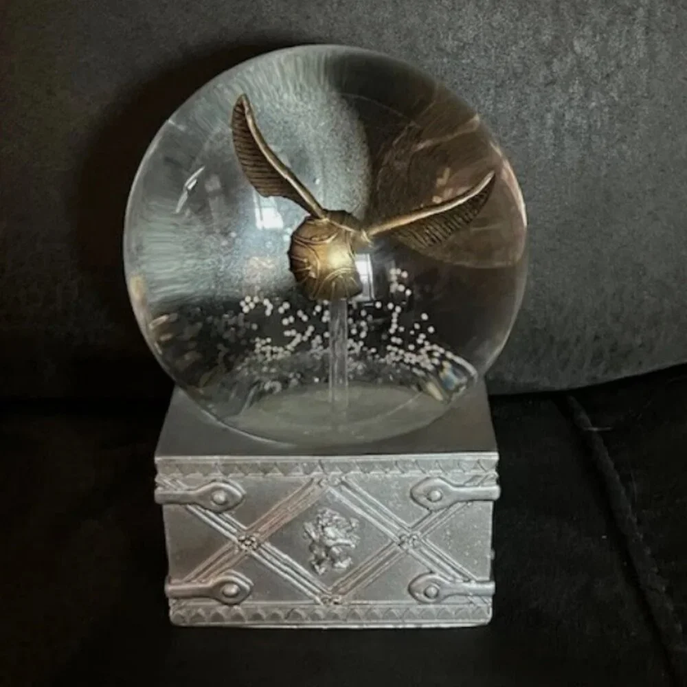 Pottery Barn Harry Potter Golden Snitch Lit Snow Globe